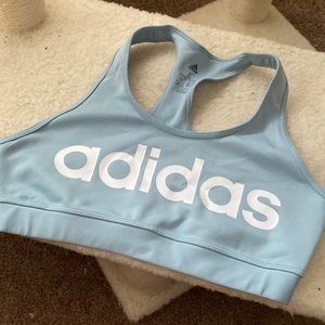 Baby Blue Adidas Sports Bra